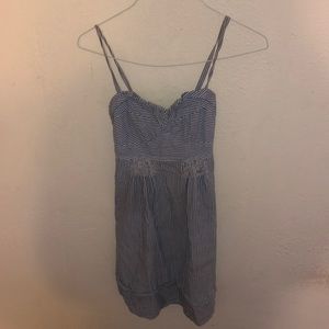 Blue striped American Eagle summer dress